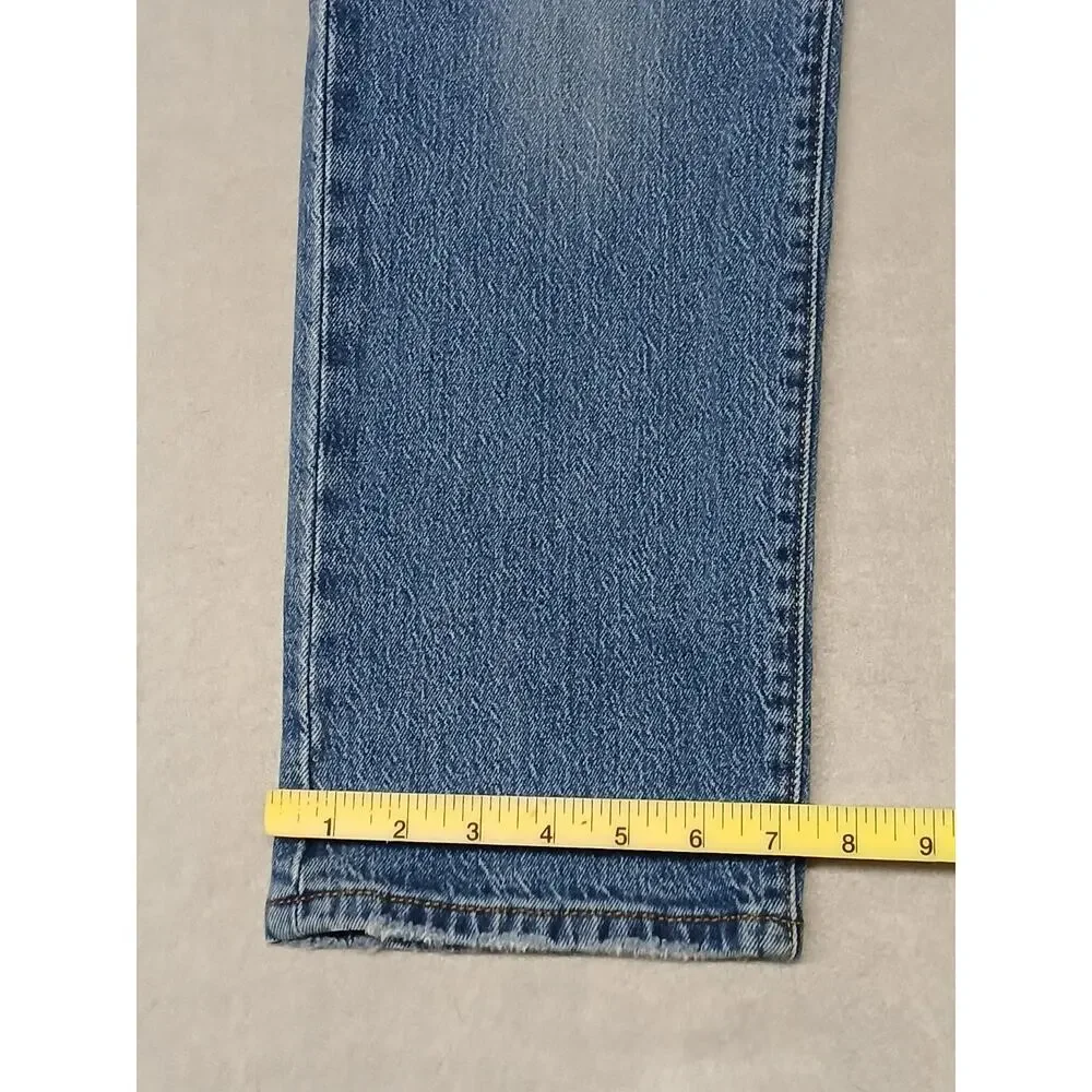 Levi's (29x30) 501 Men's Straight Fit Blue Denim Jeans